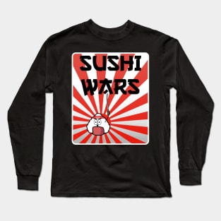 Sushi Wars Lover Lovers Rice Japan Art Style Gift Funny Otaku Long Sleeve T-Shirt